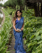 Gradient Azure Saree