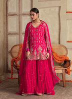 Vallia Mirror Work Sharara Set