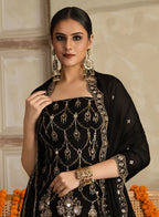 Vasanti Mirror Work Sharara Set