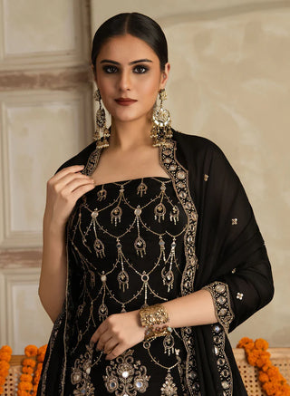 Vasanti Mirror Work Sharara Set