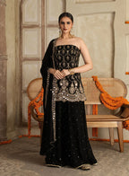 Vasanti Mirror Work Sharara Set