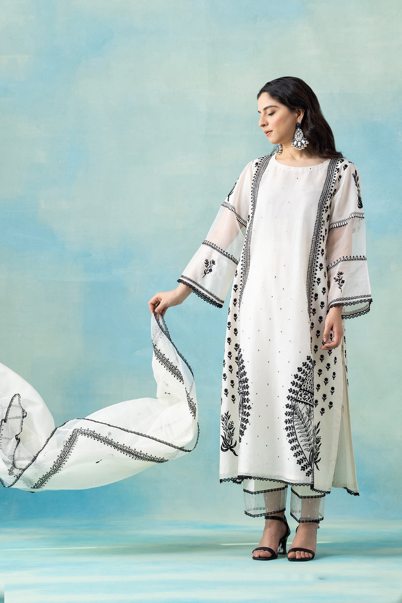 Bageecha Anarkali Set