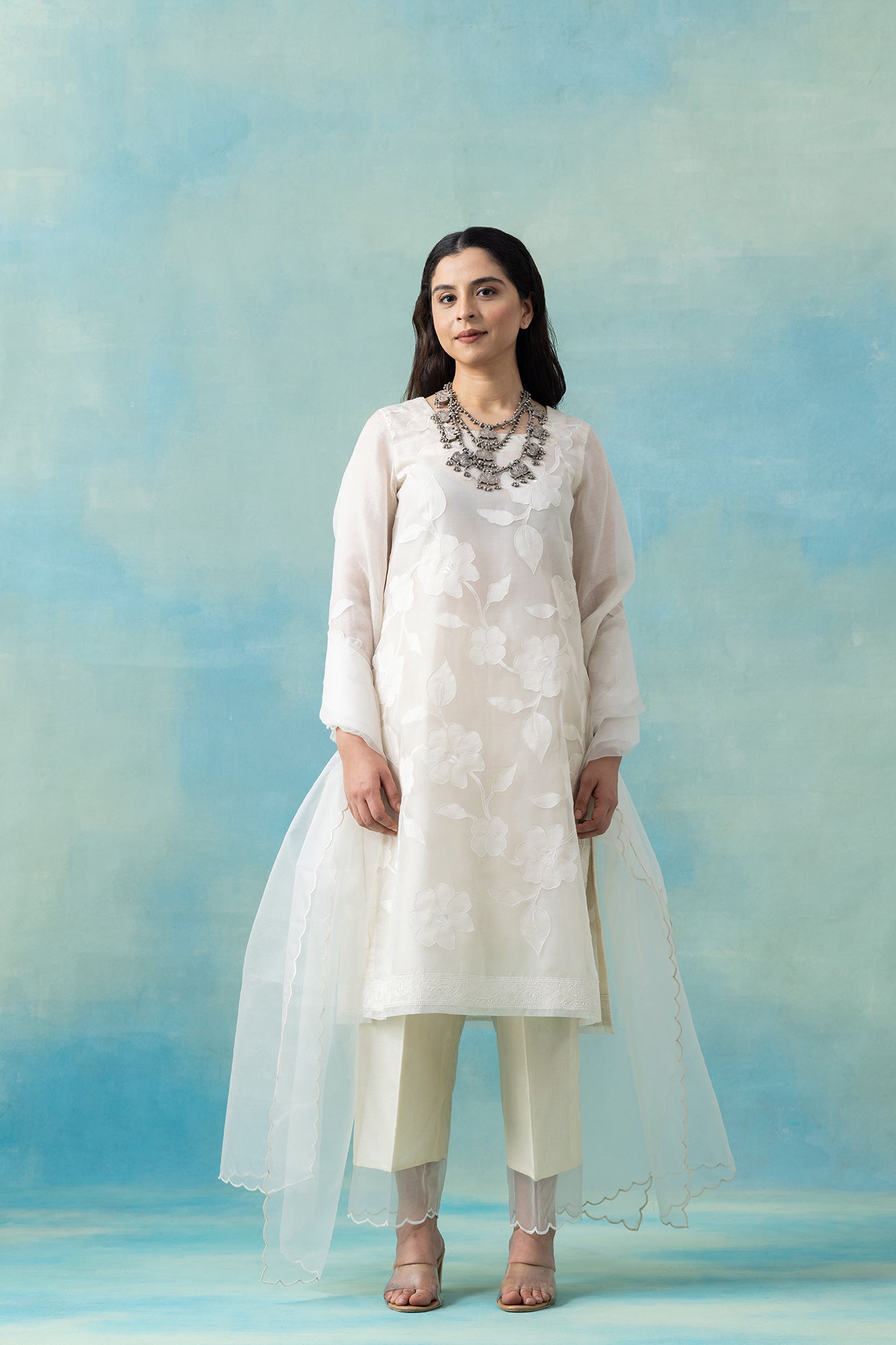 Phool Jaal Kurta Set Main image