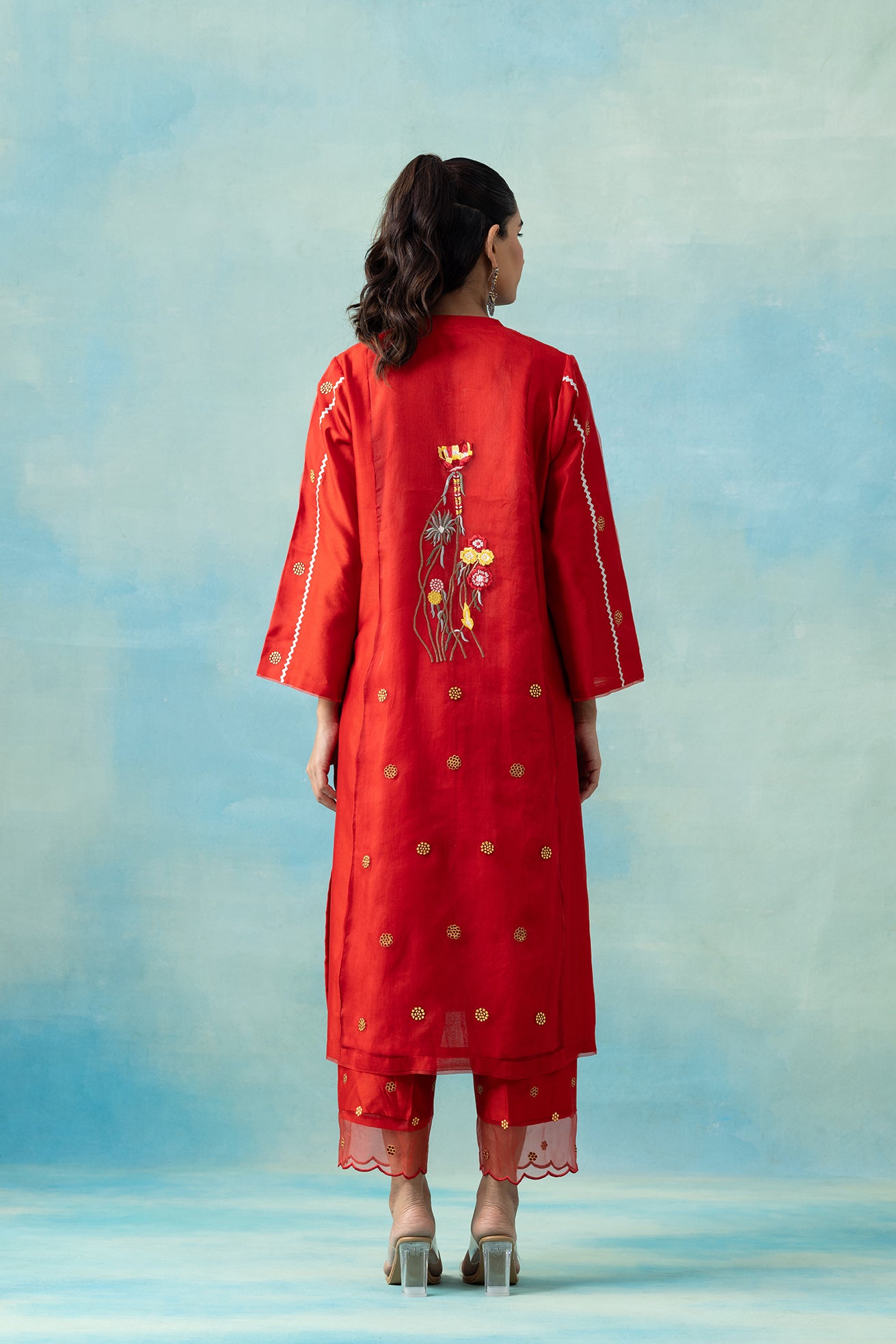 Golden Garden Kurta Set