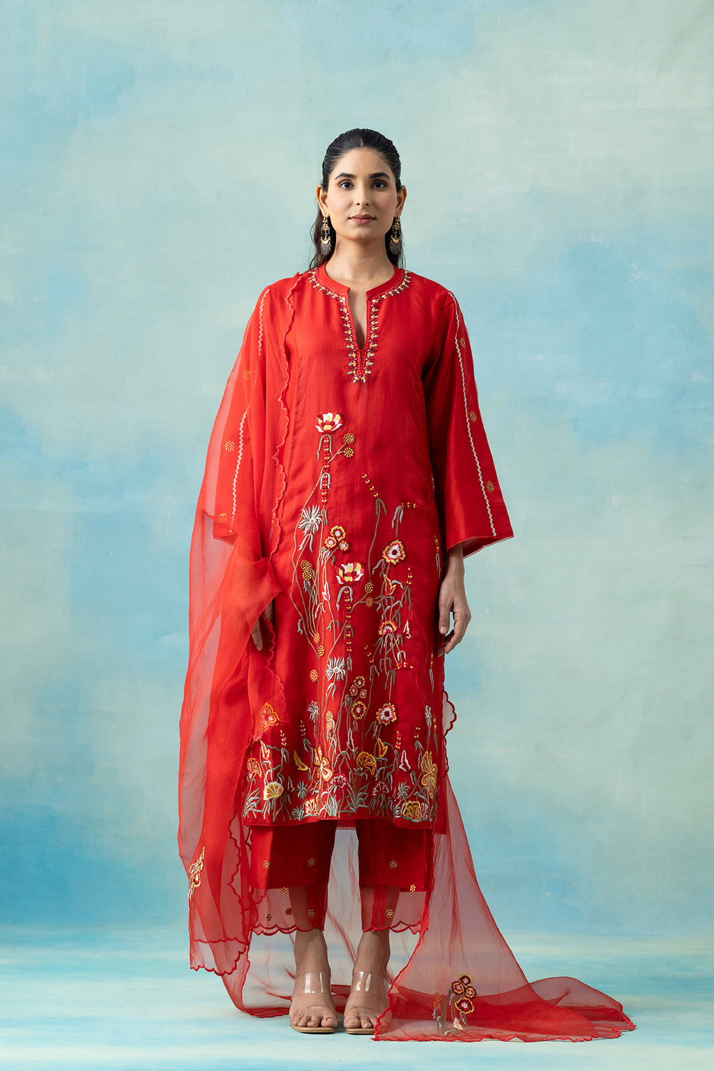 Golden Garden Kurta Set