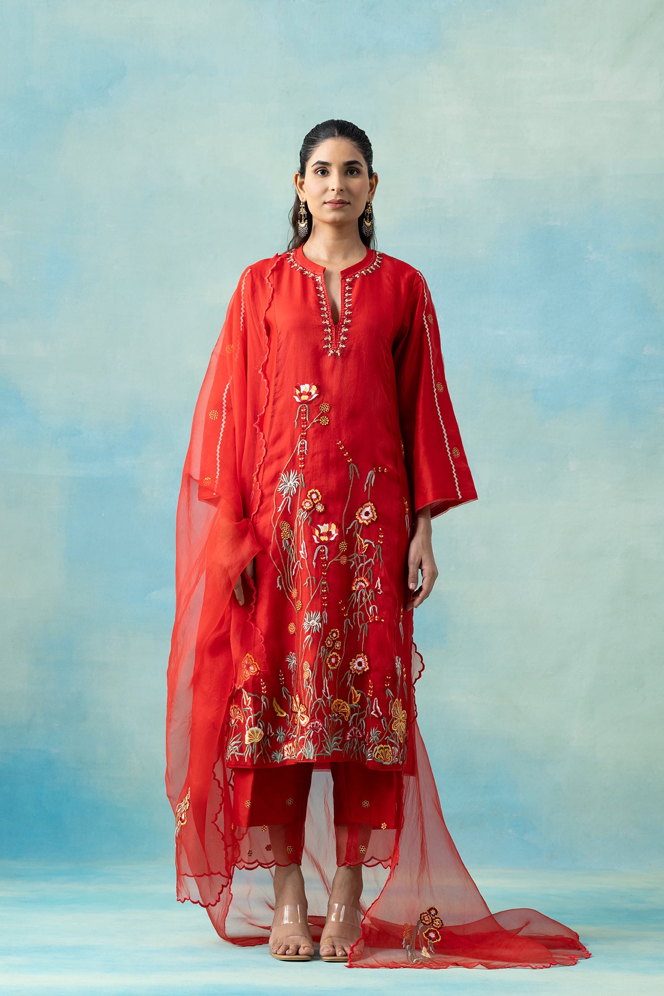 Golden Garden Kurta Set