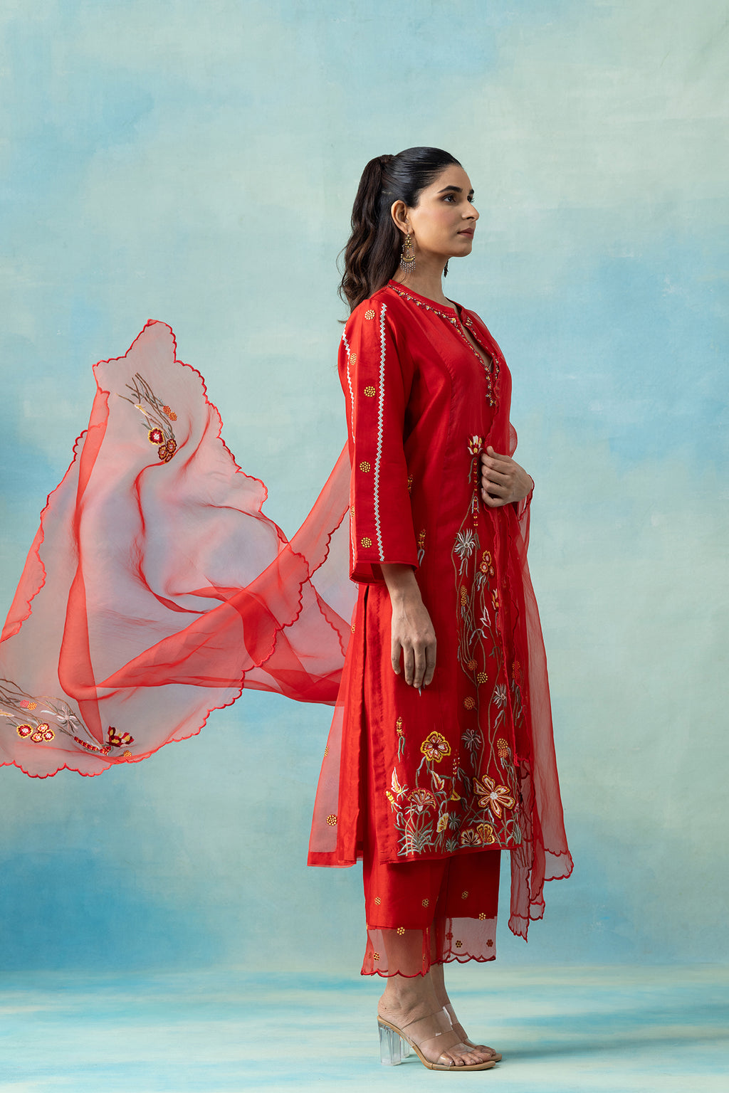 Golden Garden Kurta Set
