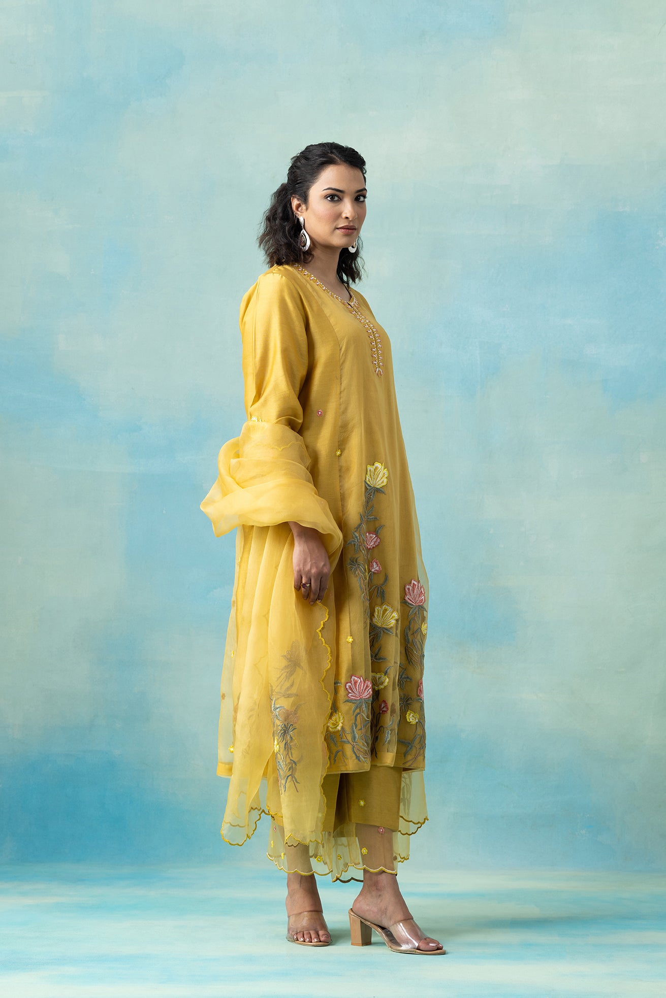 Sunshine Bloom Kurta Set