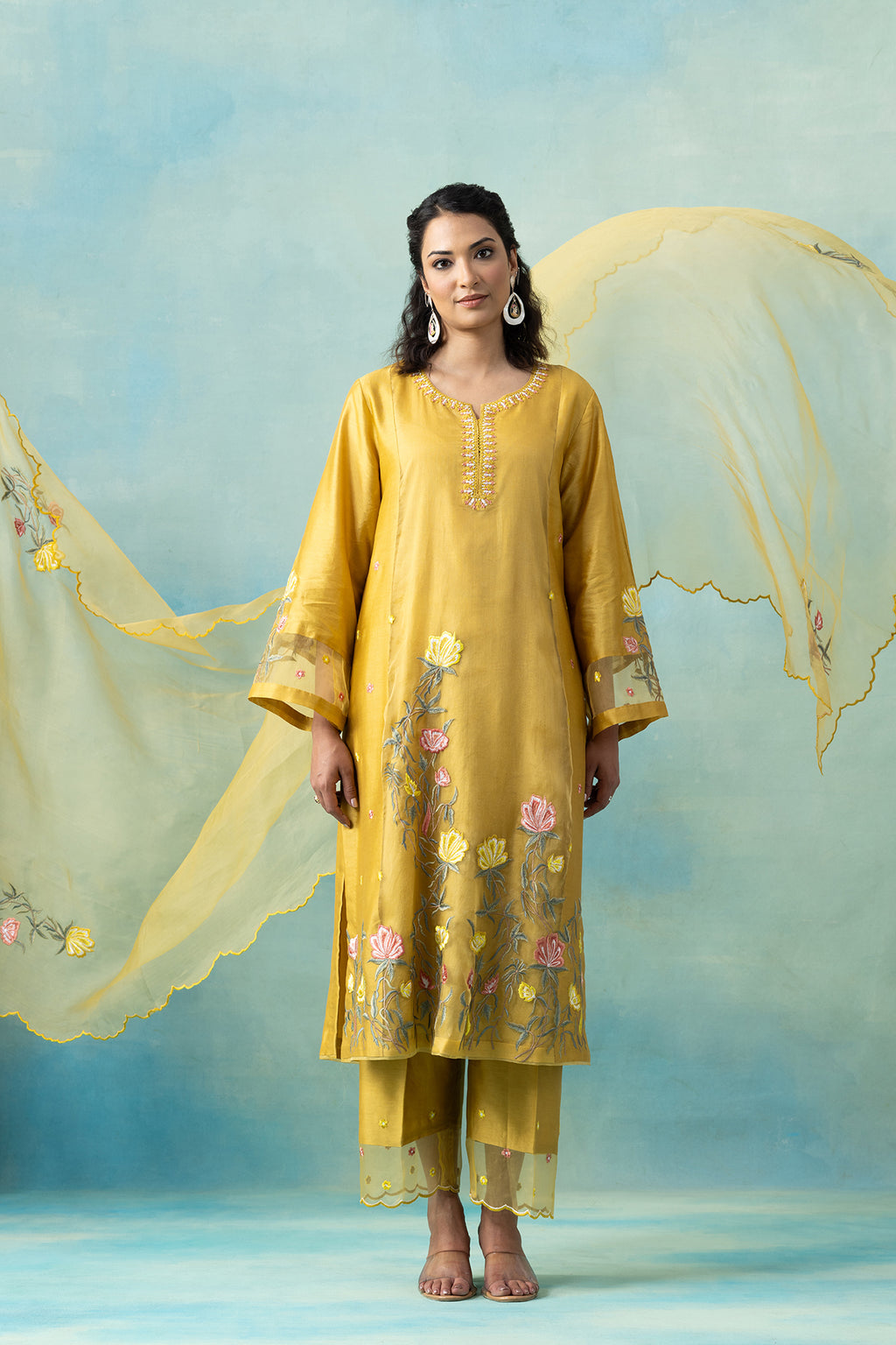 Sunshine Bloom Kurta Set