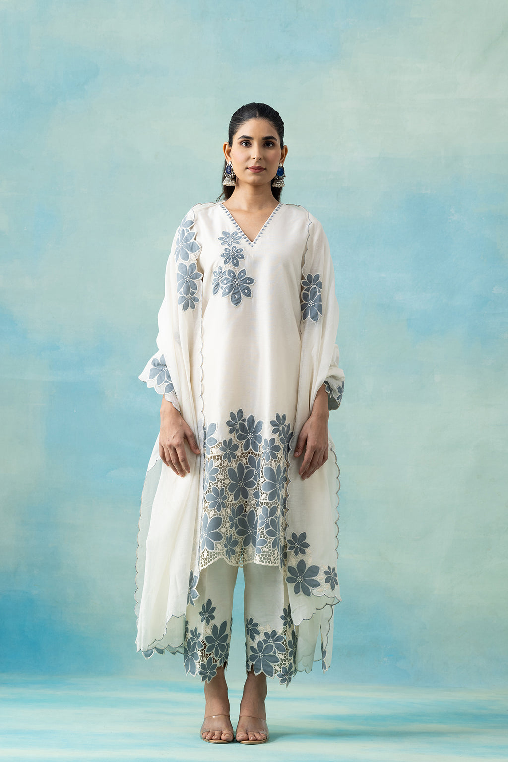Azure Jaali Set