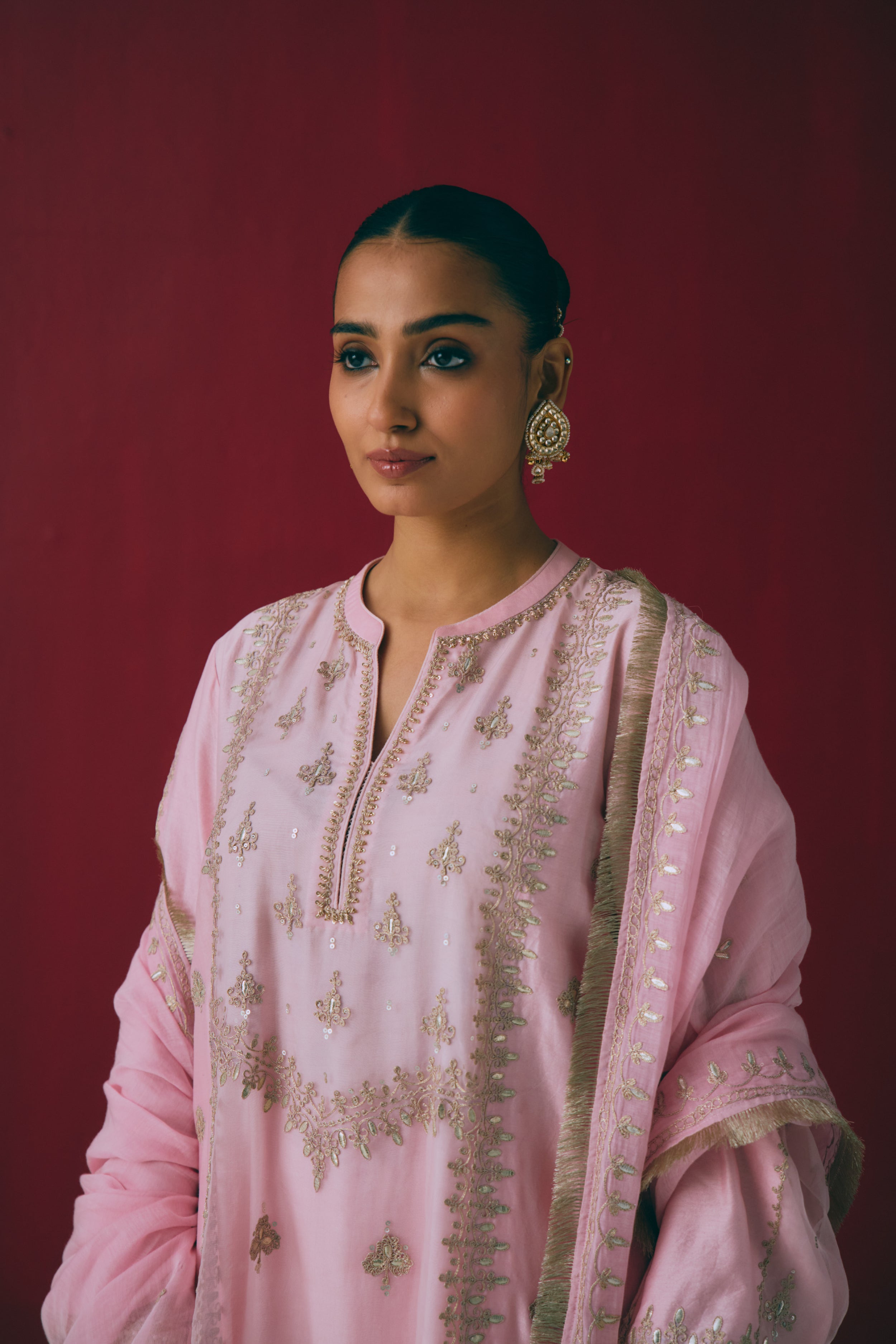 Gulab Dori Kurta Set Main image