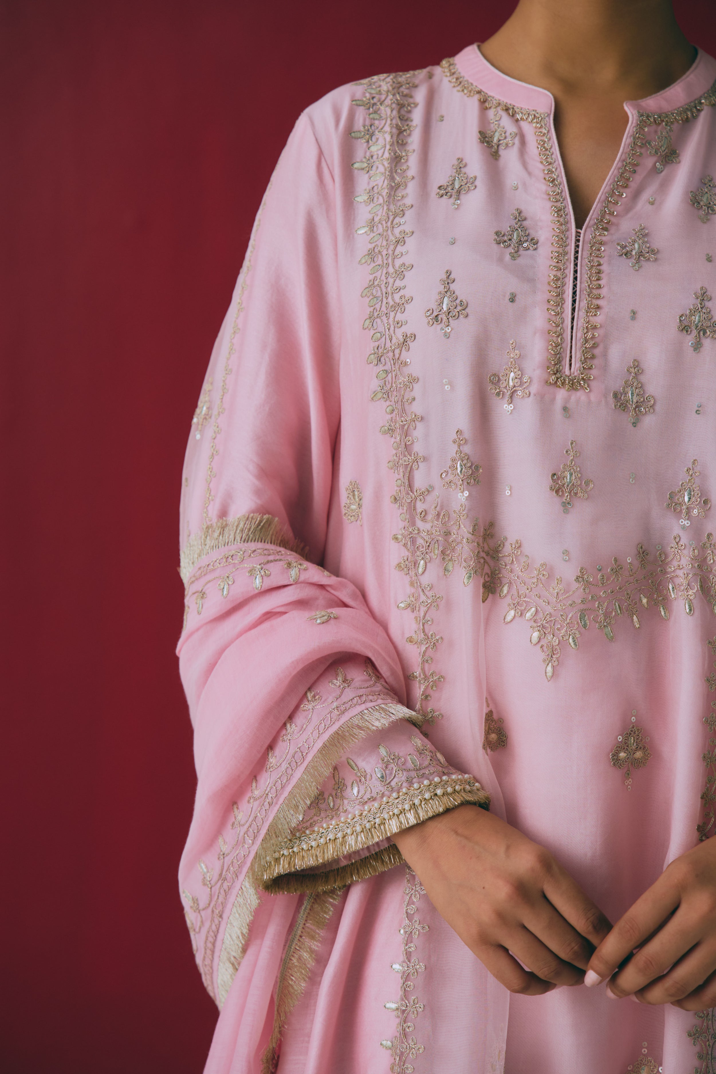 Gulab Dori Kurta Set