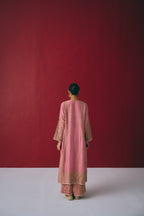 Gulabi Zardozi Palazzo Set