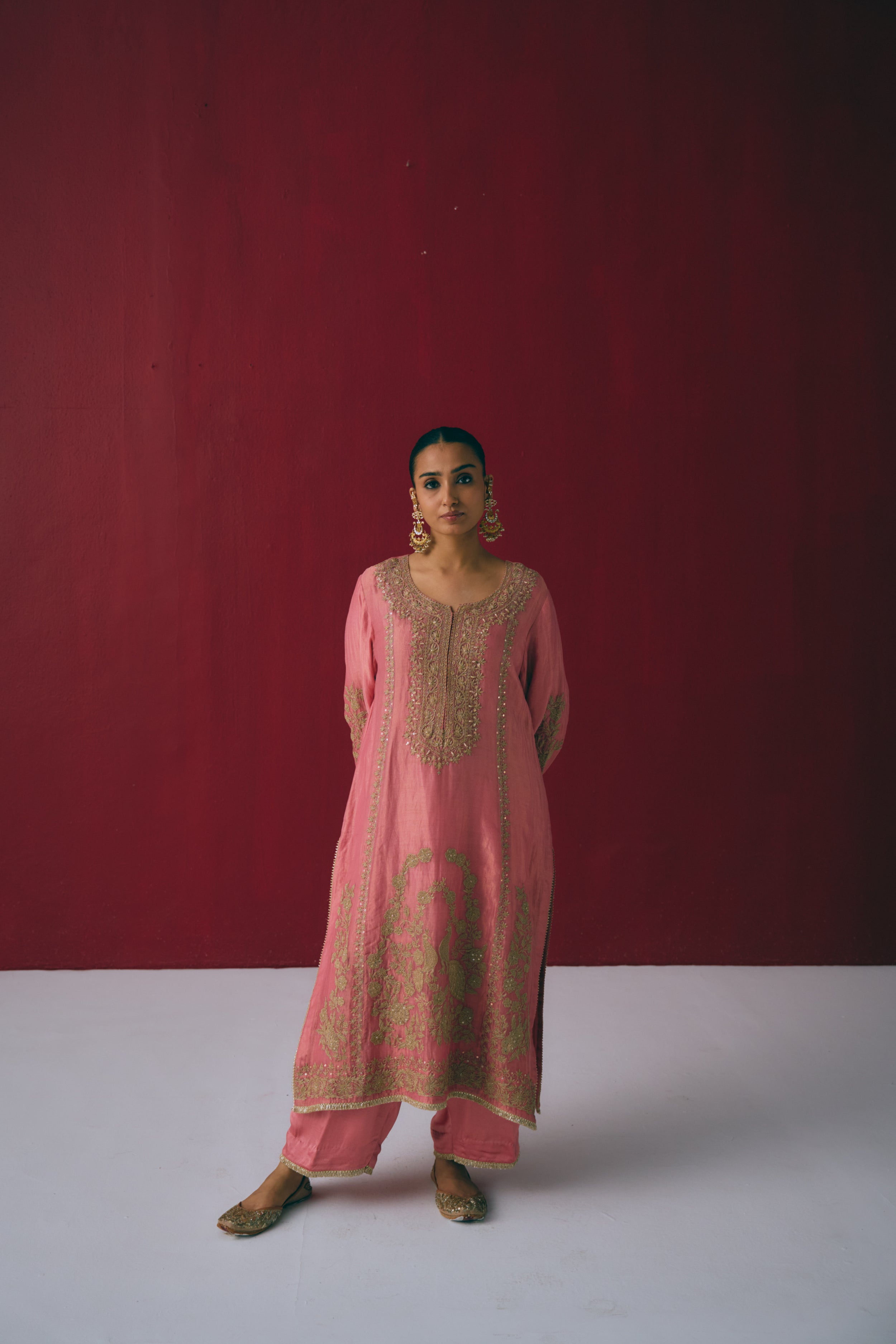 Gulbahar Zardozi Kurta Set Main image