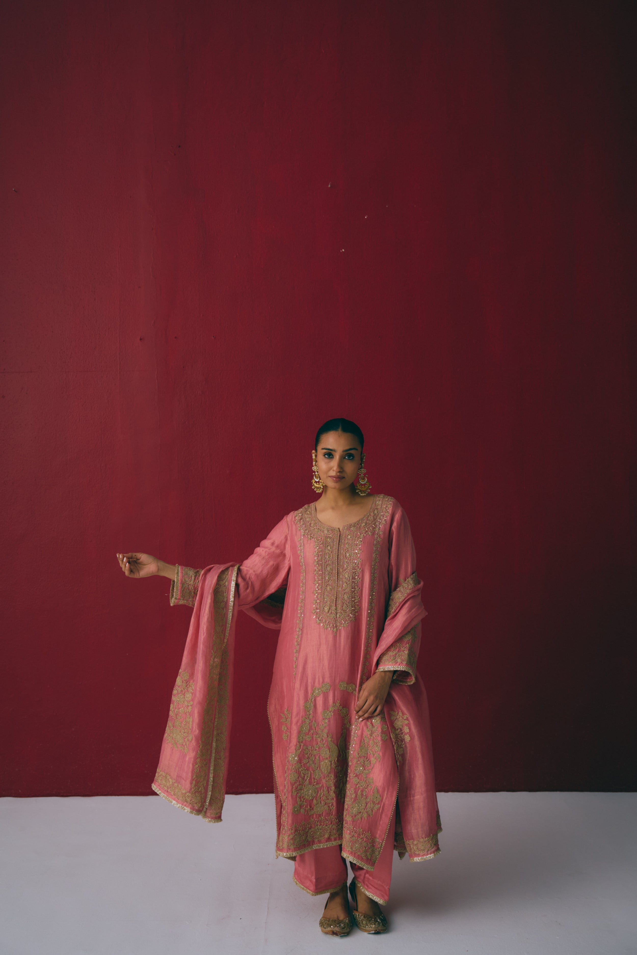 Gulbahar Zardozi Kurta Set