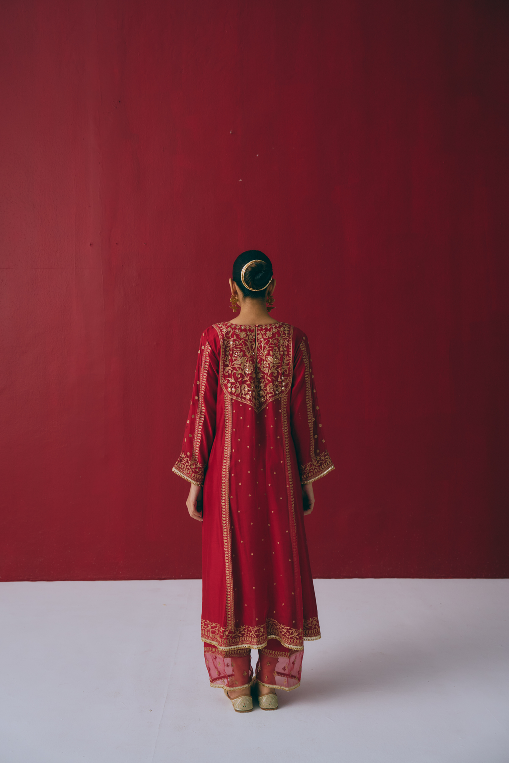 Laal Gulbaagh Kurta Set