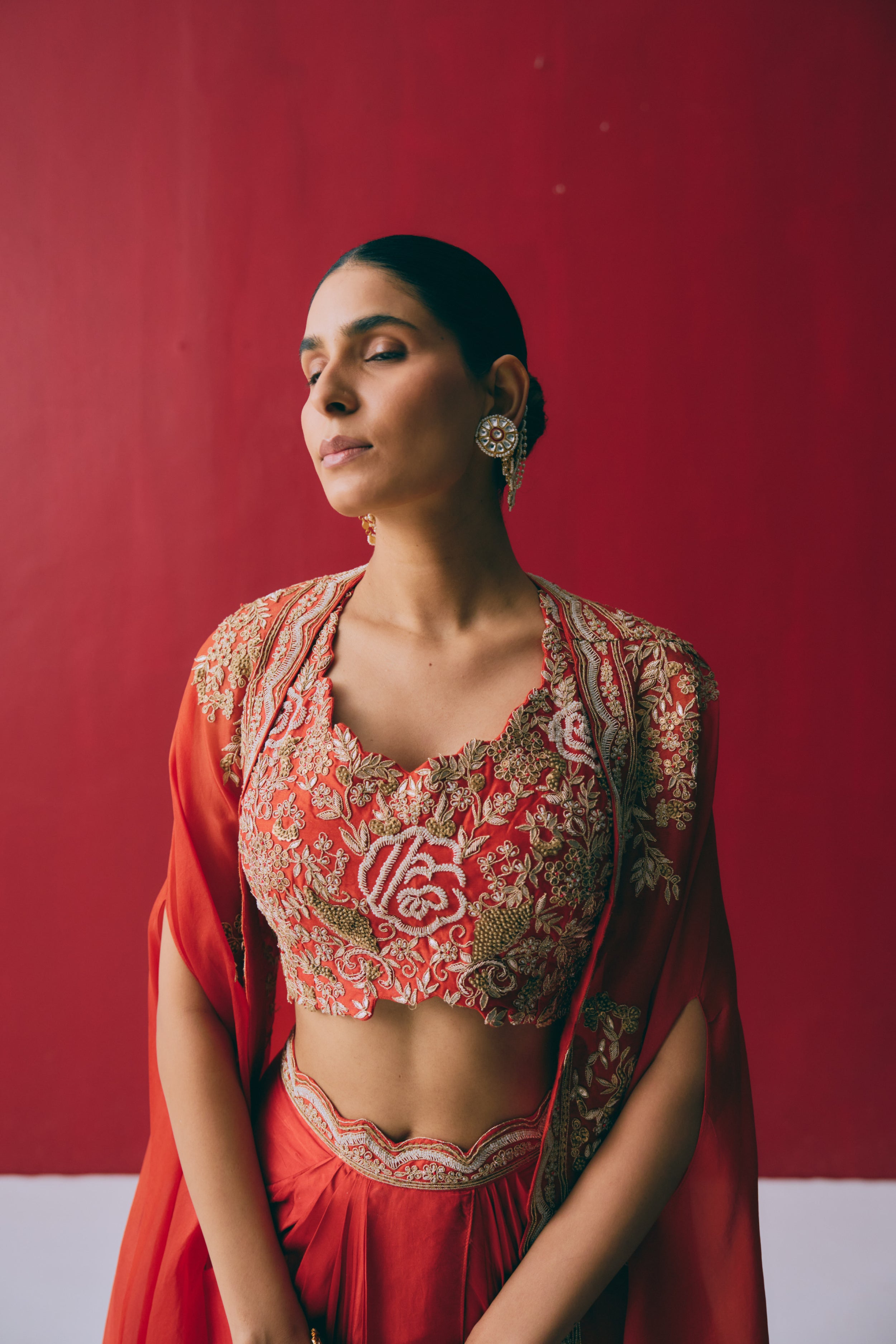 Raat Rani Cape Set Main image