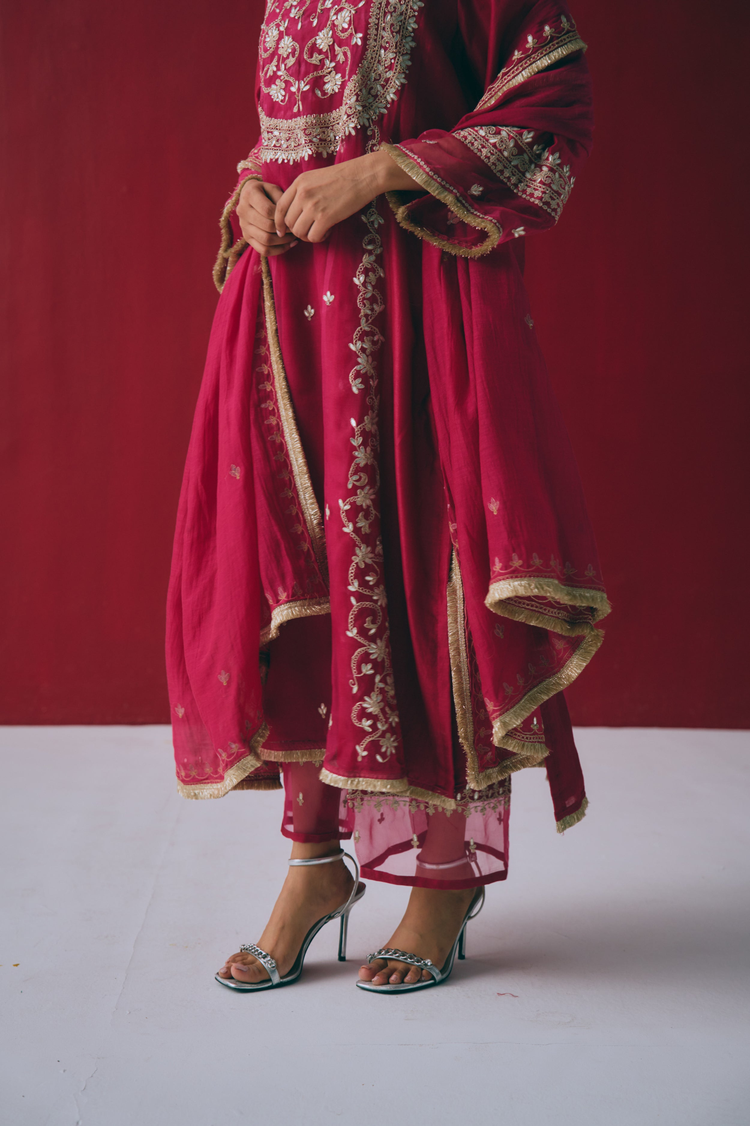 Mor Bagh Anarkali Set Secondary image