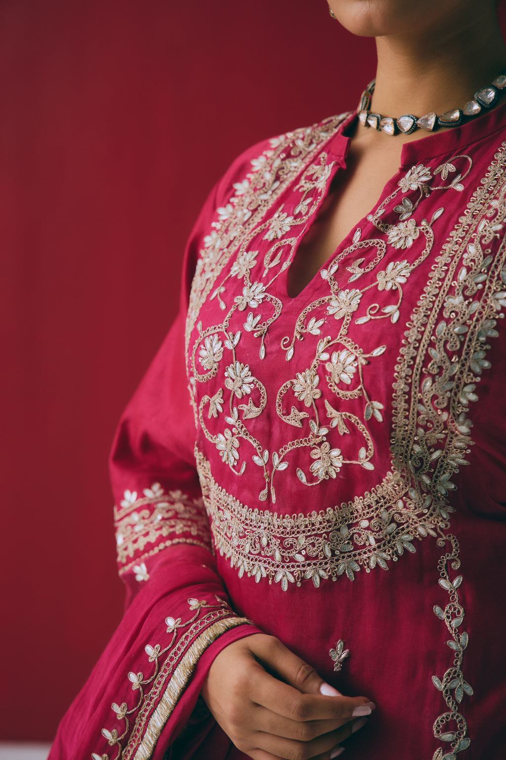 Mor Bagh Anarkali Set