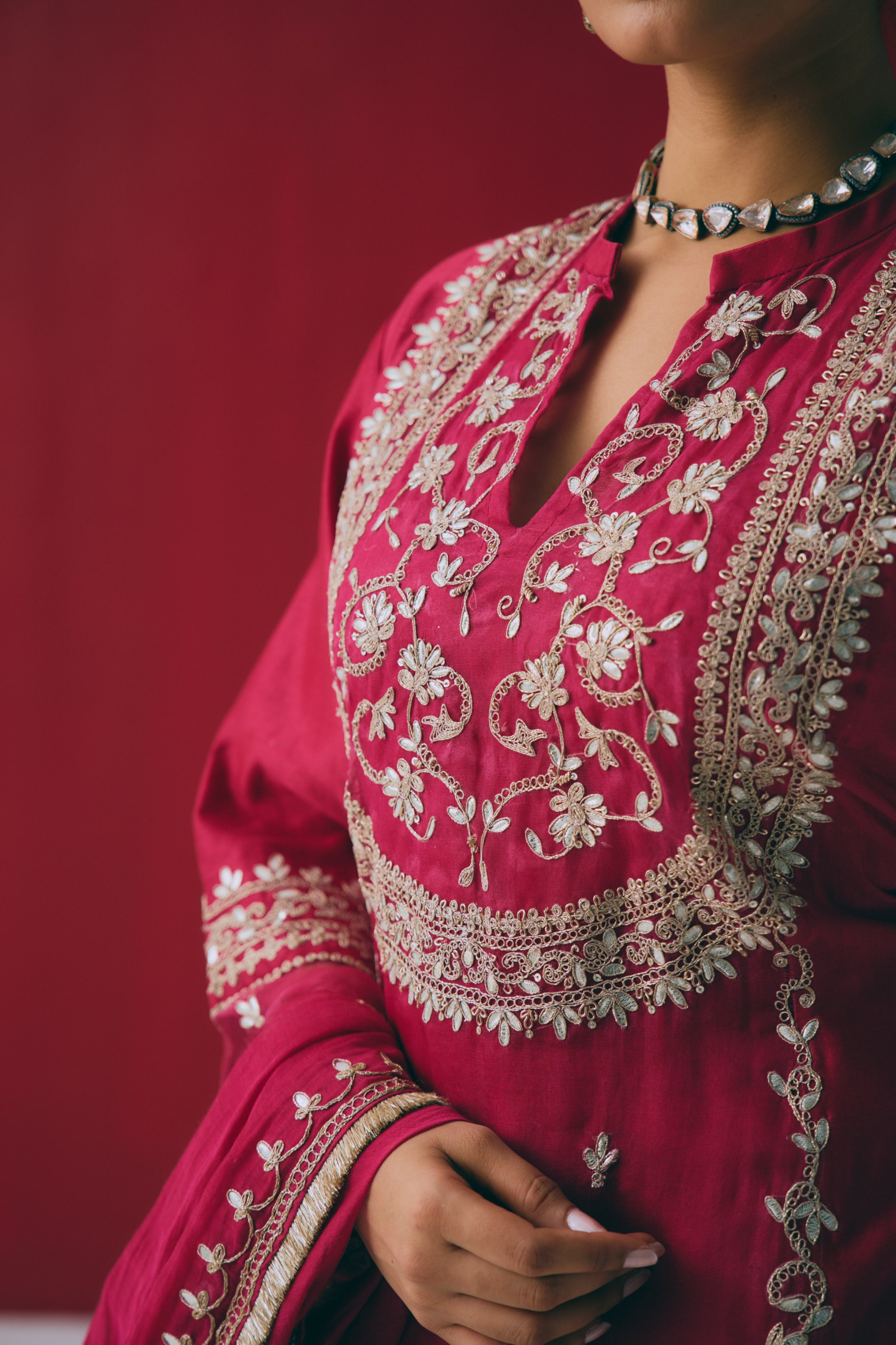 Mor Bagh Anarkali Set