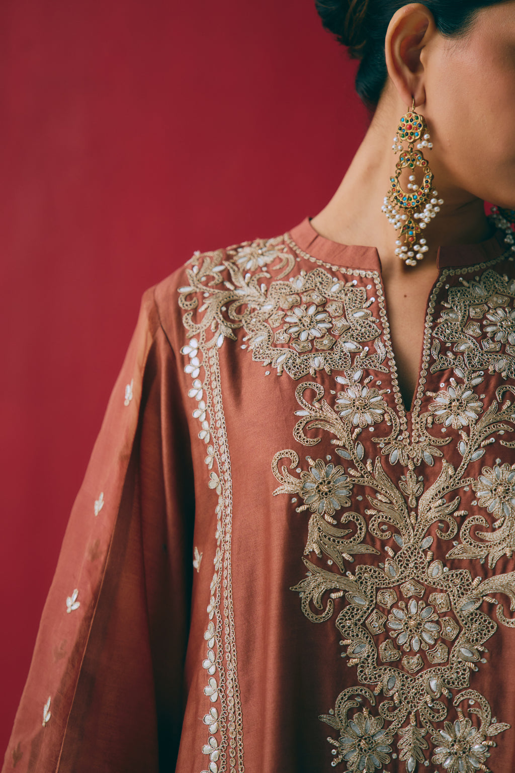 Zari Guldasta Kurta Set