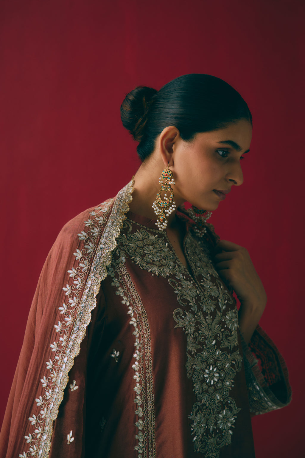 Zari Guldasta Kurta Set
