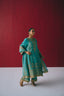 Firozi Zari Kurta Set