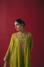 Zaitoon Dabka Anarkali Set