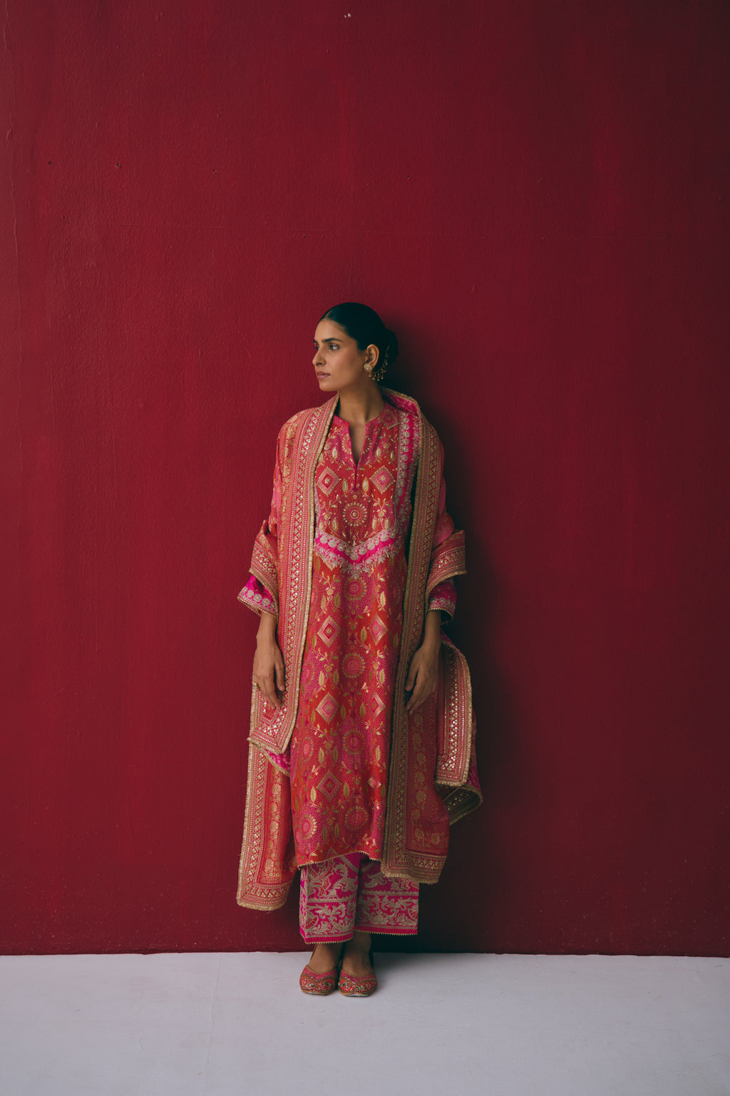 Banarasi Gulzar Kurta Set
