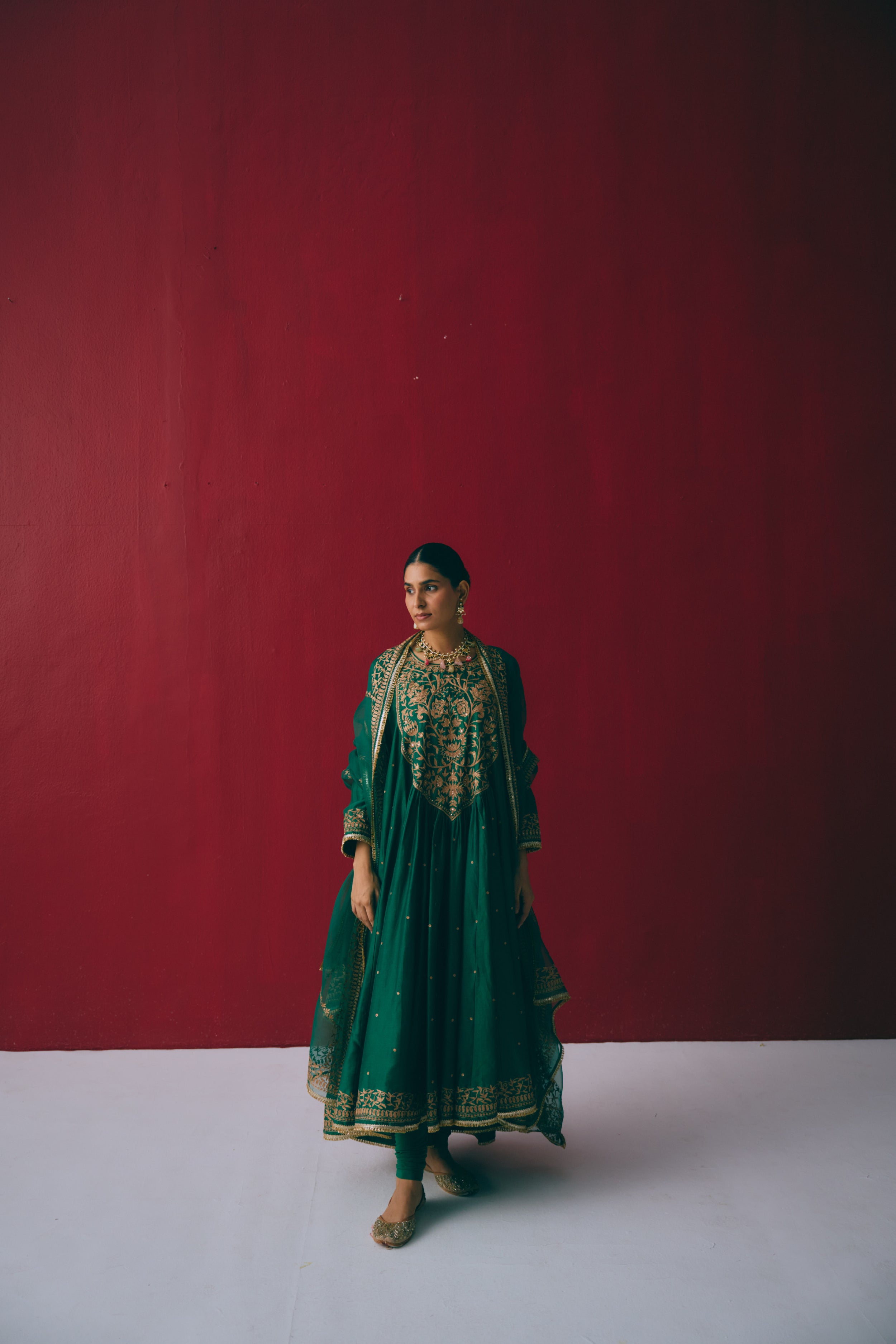Zumurrud Anarkali Set Main image