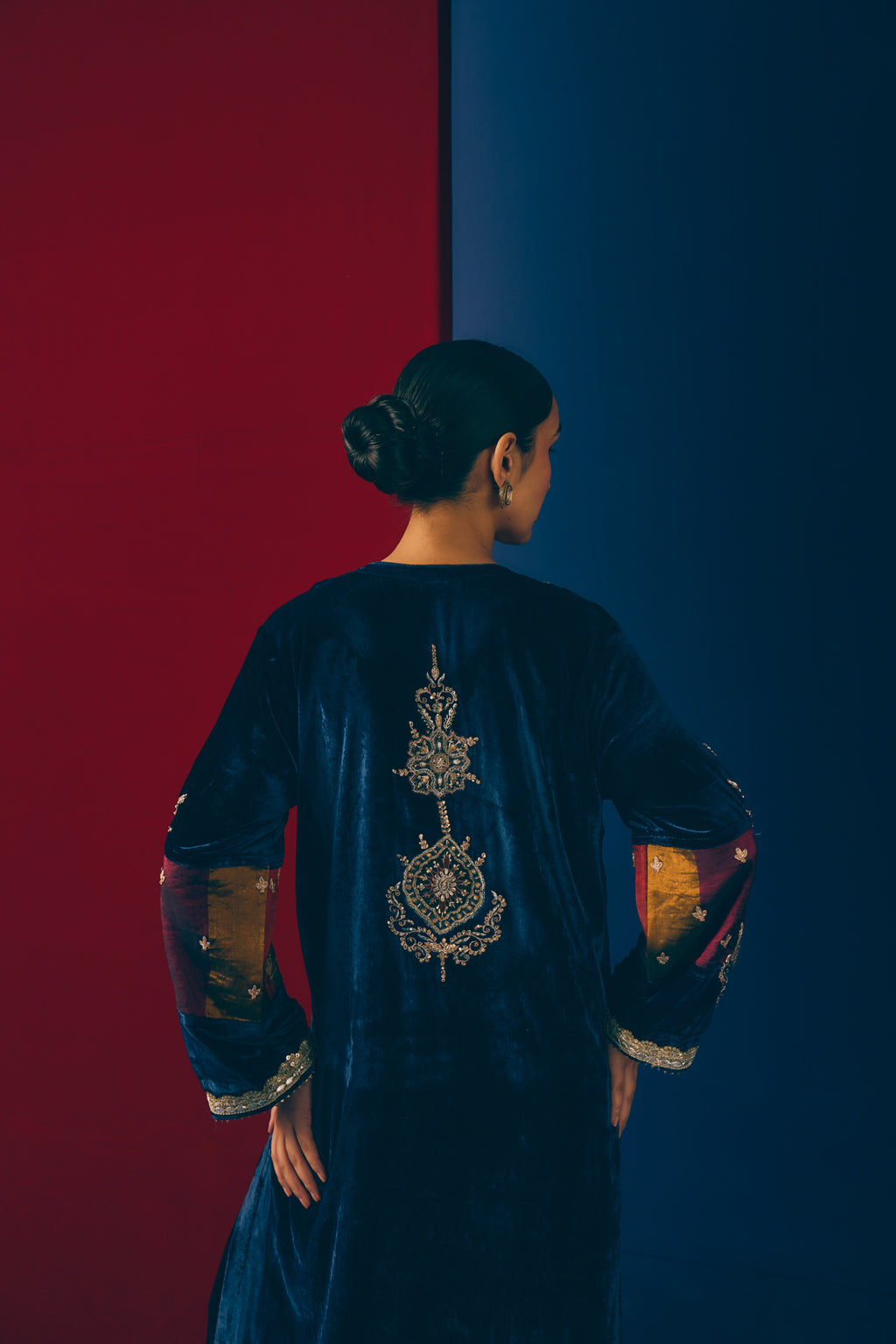 Mehrunisa Velvet Heirloom Set