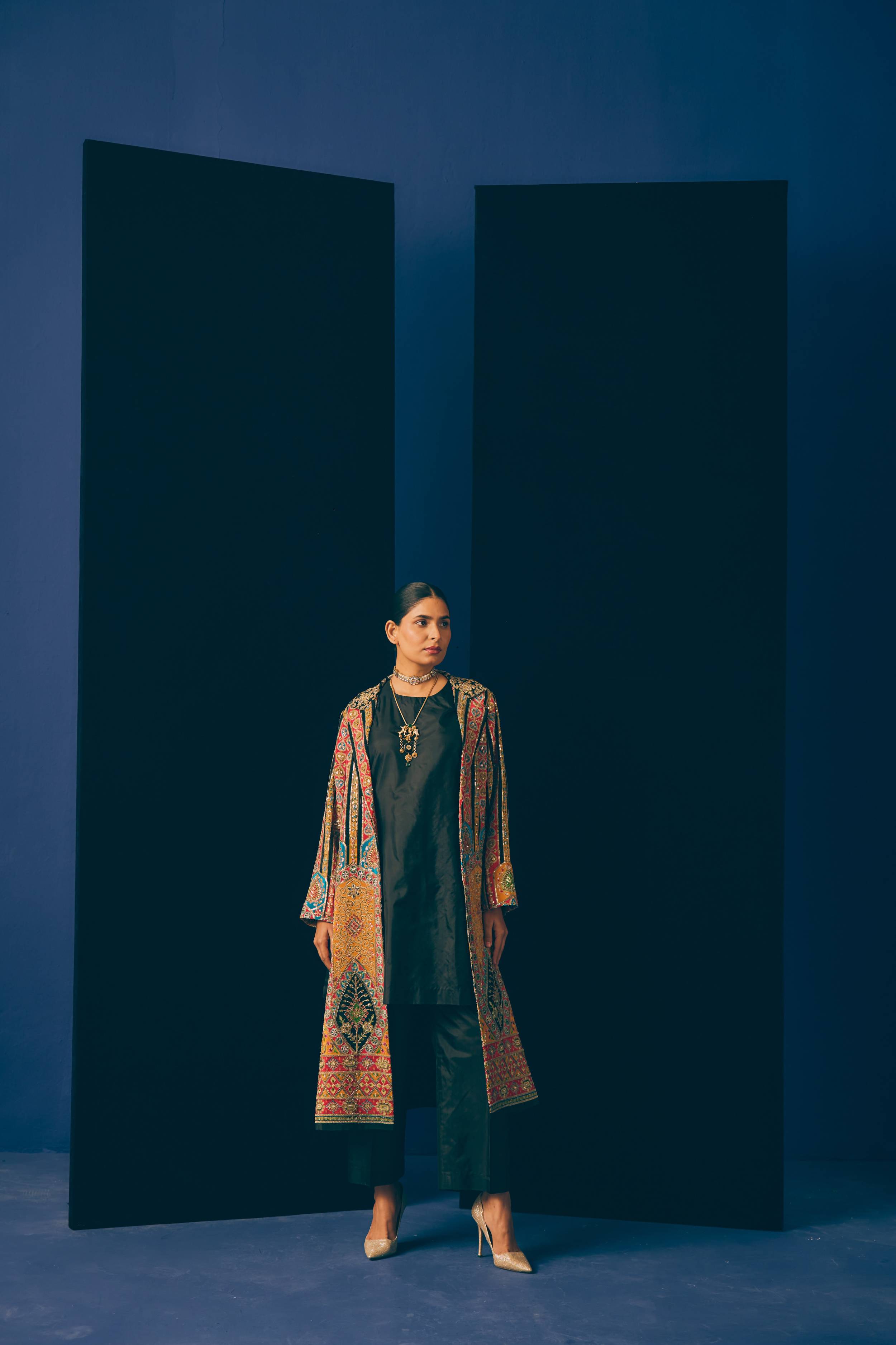 Maharani Maxime Statement Velvet Jacket