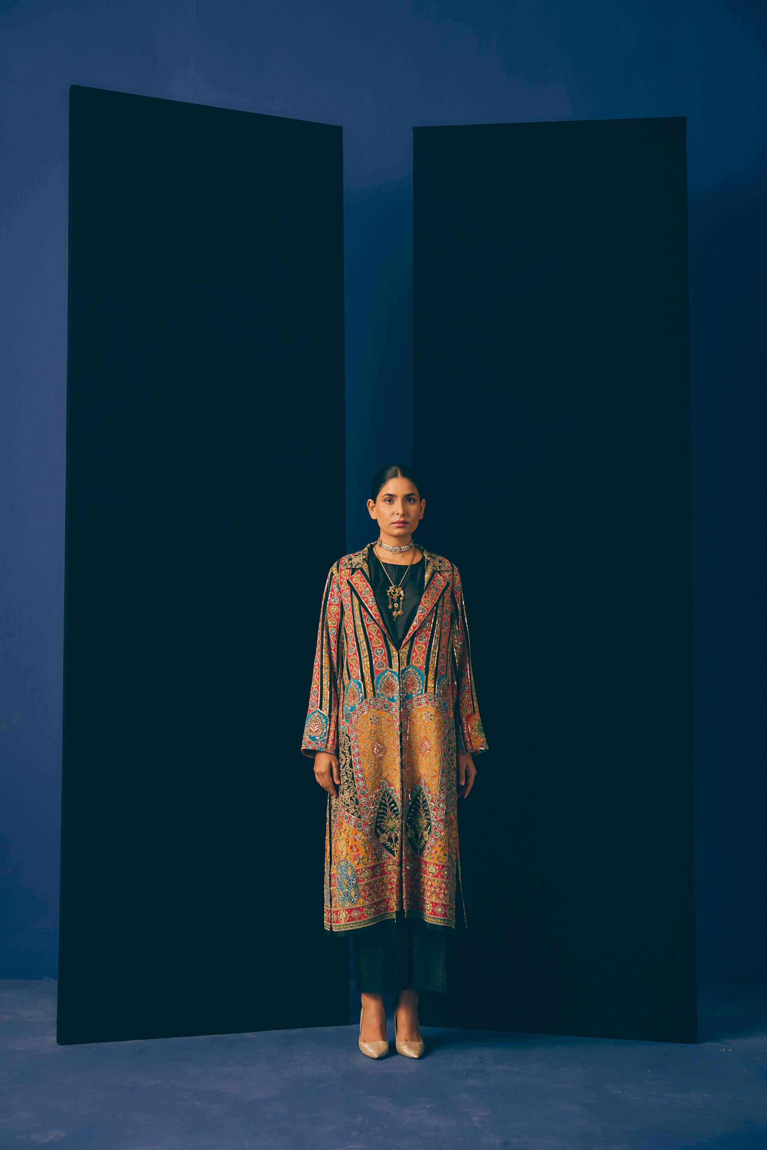 Maharani Maxime Statement Velvet Jacket