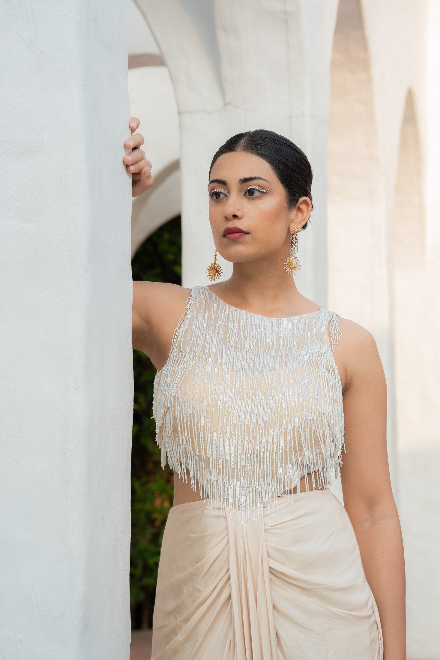 Meher Fringe Drape Set