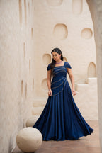 Neer Drape Gown
