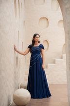 Neer Drape Gown