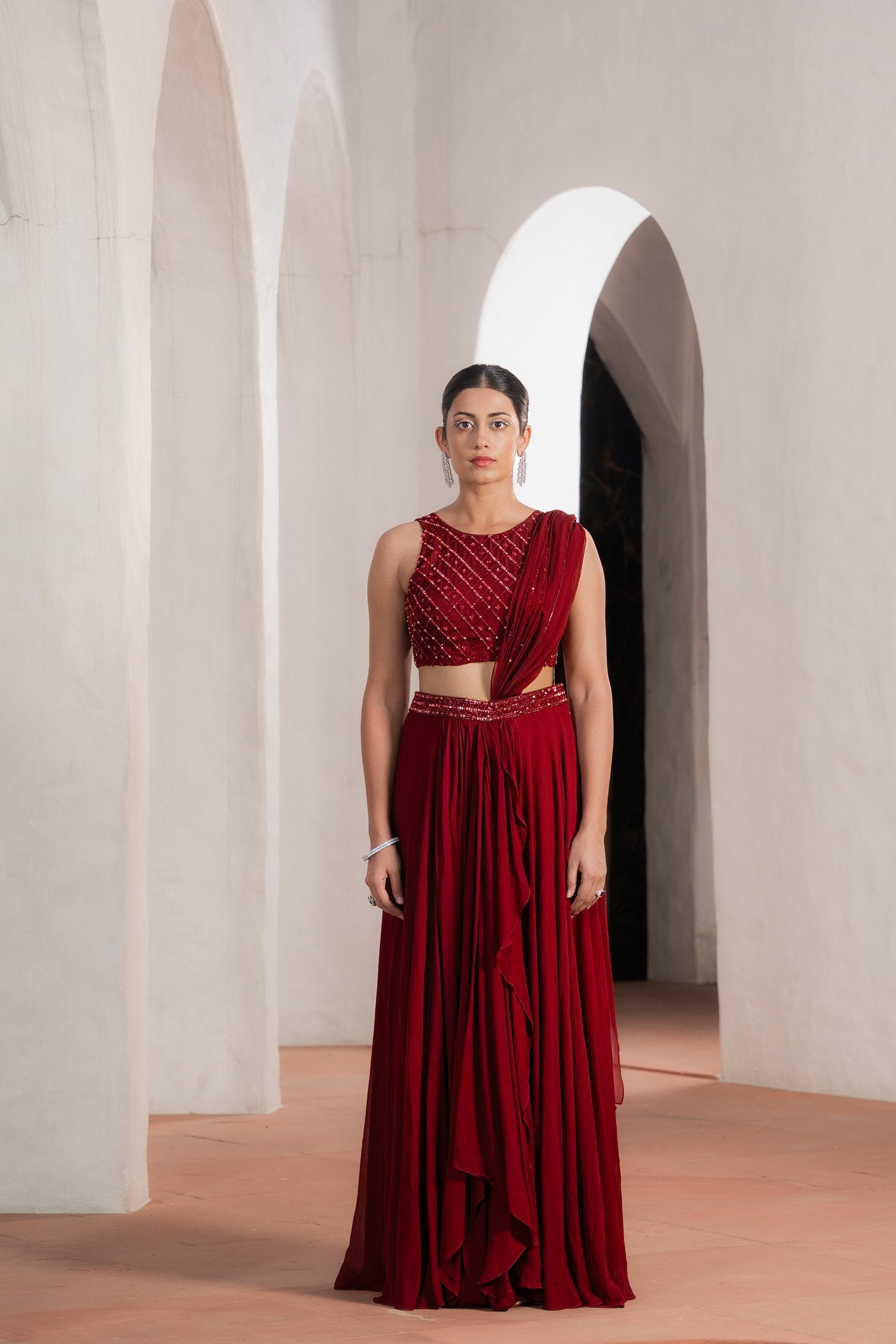 Raahi Drape Saree Secondary image