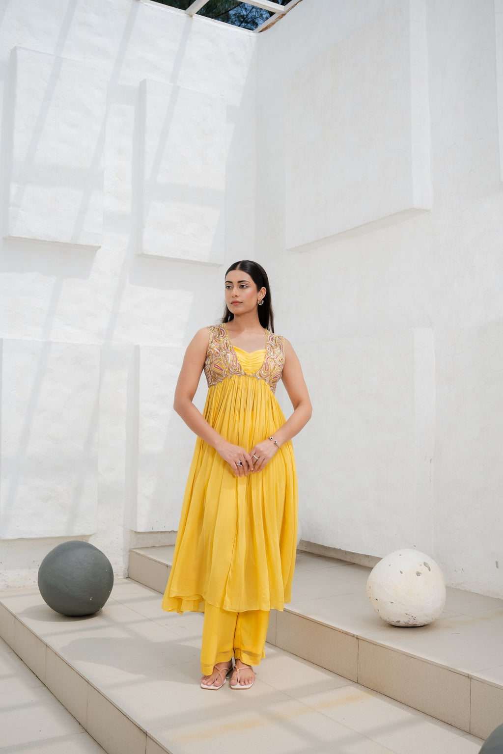 Zehra Drape Tunic Set
