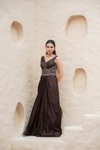 Mehr Cascade Gown