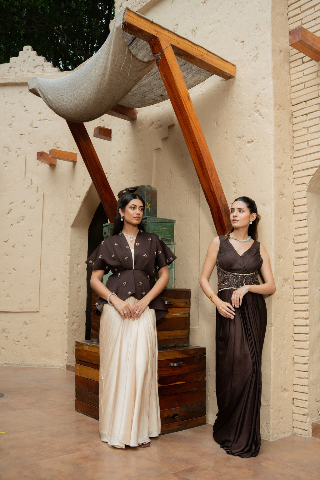 Mehr Cascade Gown