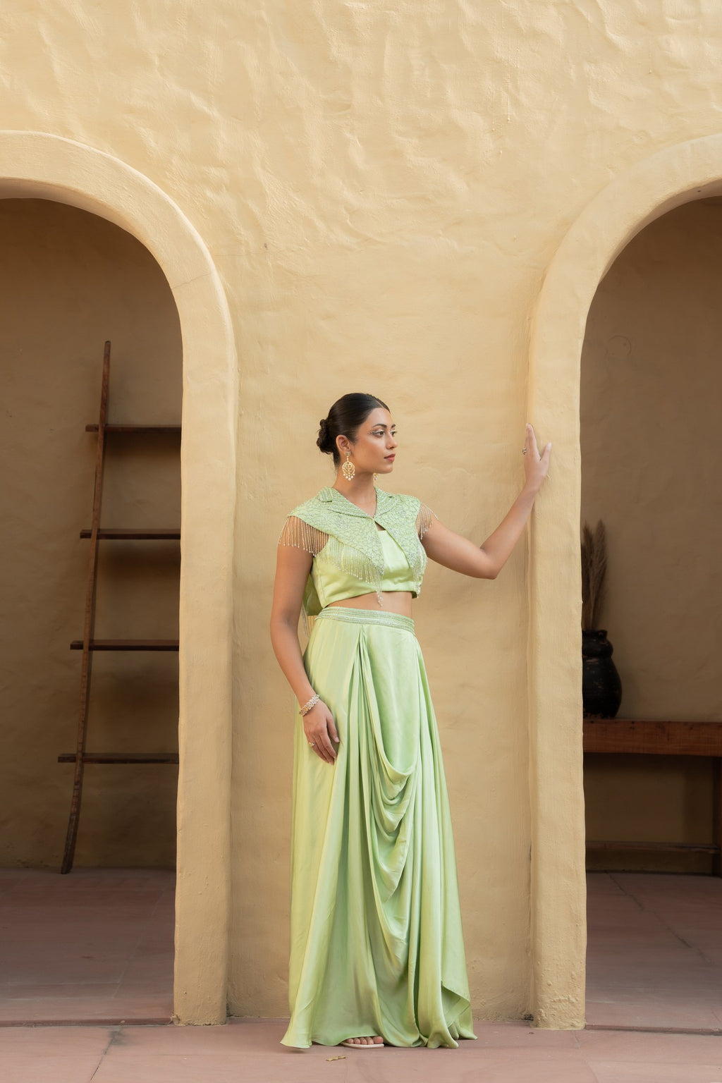Aaira Drape Lehenga Set