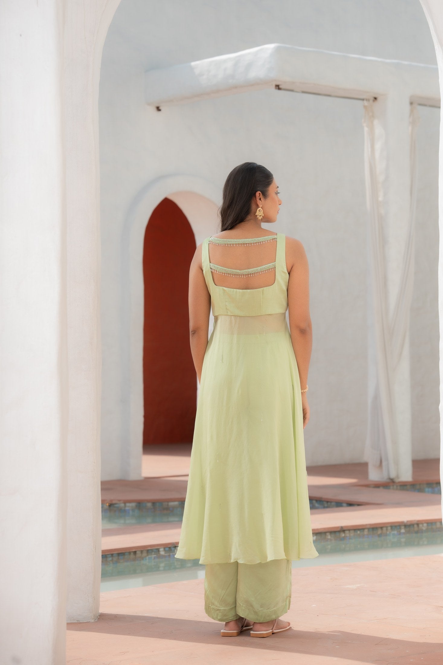 Gulnaar Drape Pant Set